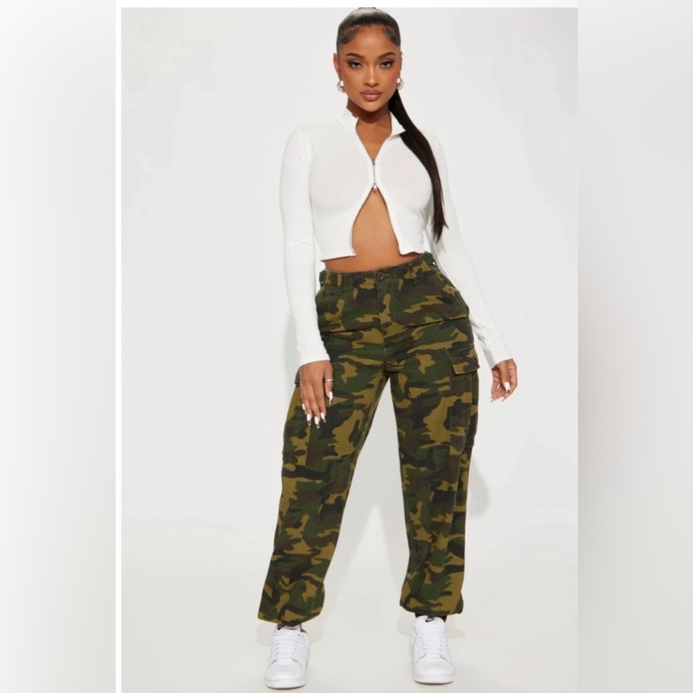 Cadet Kim Oversized Camo Pants - Camo